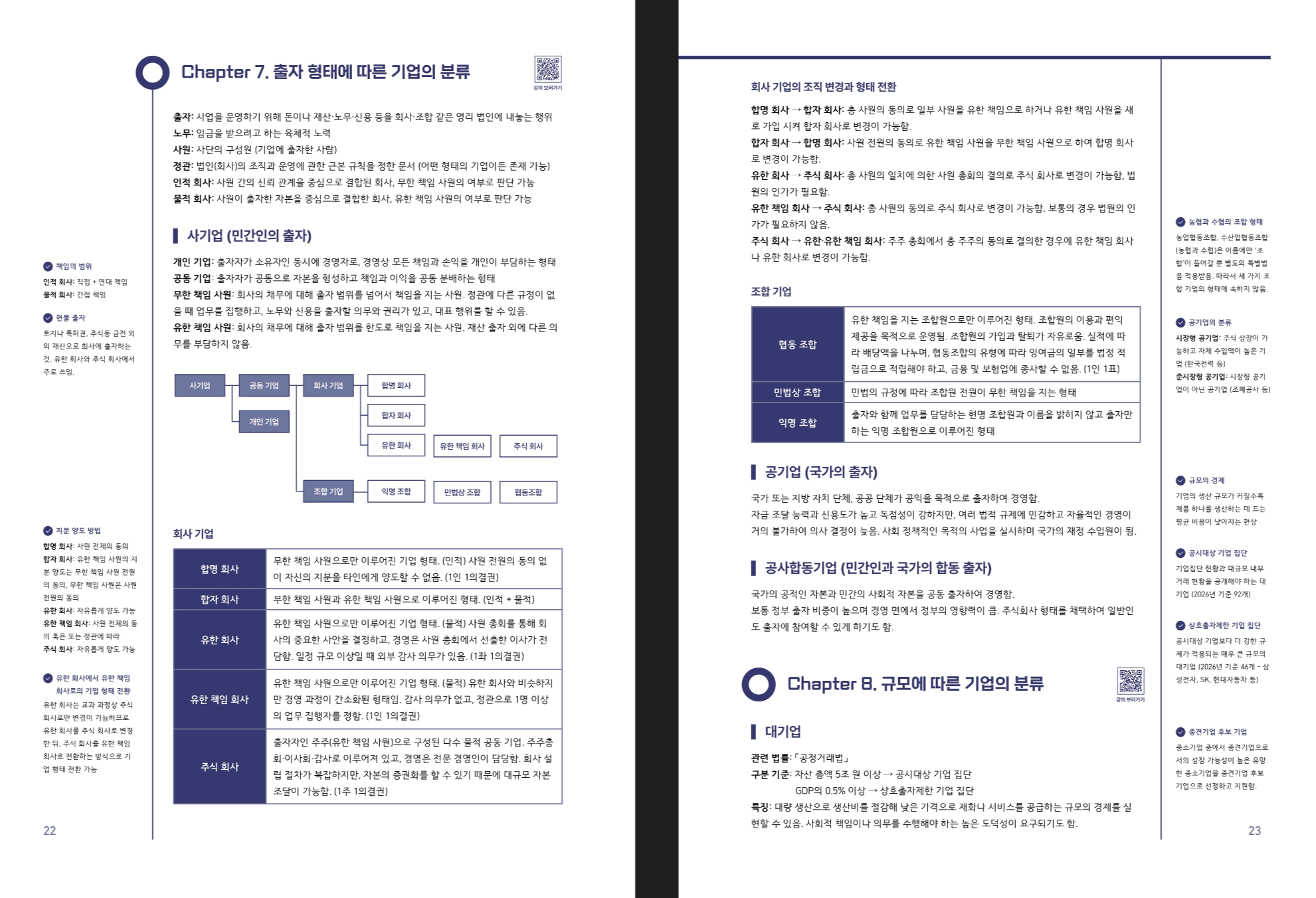 탐구리의 개념완성 개념 설명 페이지 예시